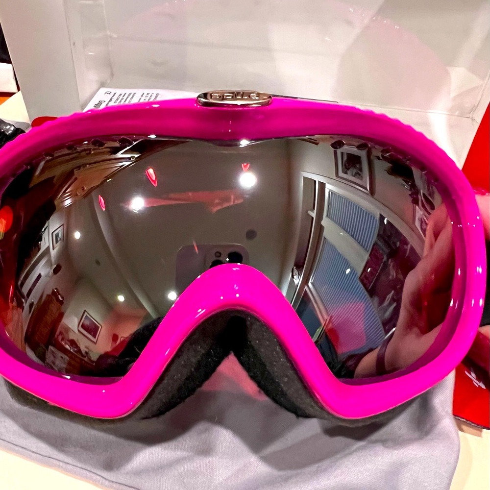 New Pink Bolle Ski Goggles